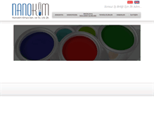 Tablet Screenshot of nanokim.com.tr